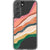 Colorful Abstract Stripes Clear Phone Case Galaxy S22 exclusively offered by The Urban Flair
