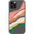 iPhone 12 Pro Colorful Abstract Stripes Clear Phone Case - The Urban Flair