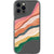 iPhone 12 Pro Max Colorful Abstract Stripes Clear Phone Case - The Urban Flair