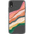 iPhone XR Colorful Abstract Stripes Clear Phone Case - The Urban Flair