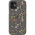 Colorful Meadow Flowers Clear Phone Case iPhone 12 Mini exclusively offered by The Urban Flair