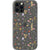 Colorful Meadow Flowers Clear Phone Case iPhone 12 Pro exclusively offered by The Urban Flair