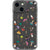 Colorful Mushrooms Clear Phone Case iPhone 13 Mini exclusively offered by The Urban Flair