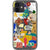 iPhone 12 Colorful Scraps Collage Clear Phone Case - The Urban Flair