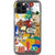 iPhone 12 Pro Colorful Scraps Collage Clear Phone Case - The Urban Flair