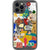 iPhone 13 Pro Max Colorful Scraps Collage Clear Phone Case - The Urban Flair