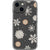 iPhone 13 Mini Cream Snowflakes Clear Phone Case - The Urban Flair