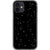 iPhone 12 Black Cut Out Stars Clear Phone Cases - The Urban Flair