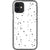 iPhone 12 Mini White Cut Out Stars Clear Phone Cases - The Urban Flair