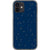 iPhone 12 Navy Cut Out Stars Clear Phone Cases - The Urban Flair