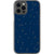 iPhone 12 Pro Max Navy Cut Out Stars Clear Phone Cases - The Urban Flair