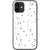 iPhone 12 White Cut Out Stars Clear Phone Cases - The Urban Flair