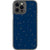 iPhone 13 Pro Max Navy Cut Out Stars Clear Phone Cases - The Urban Flair