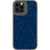 iPhone 13 Pro Navy Cut Out Stars Clear Phone Cases - The Urban Flair