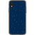 iPhone XR Navy Cut Out Stars Clear Phone Cases - The Urban Flair