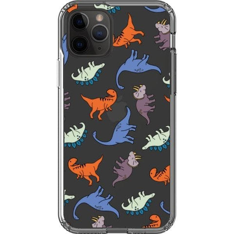 Cute Dinosaur Clear Phone Case for your iPhone 11 Pro exclusively at The Urban Flair