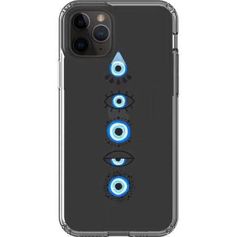 iPhone 11 Pro Cute Evil Eyes Clear Phone Case - The Urban Flair