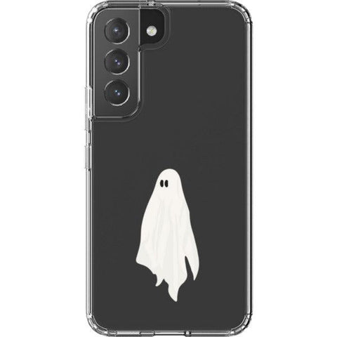 Cute Minimal Ghost Clear Phone Case Galaxy S22 exclusively offered by The Urban Flair