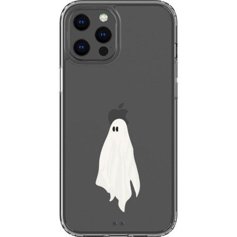Cute Minimal Ghost Clear Phone Case iPhone 12 Pro Max exclusively offered by The Urban Flair