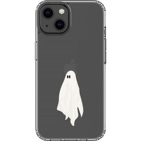 Cute Minimal Ghost Clear Phone Case iPhone 13 exclusively offered by The Urban Flair