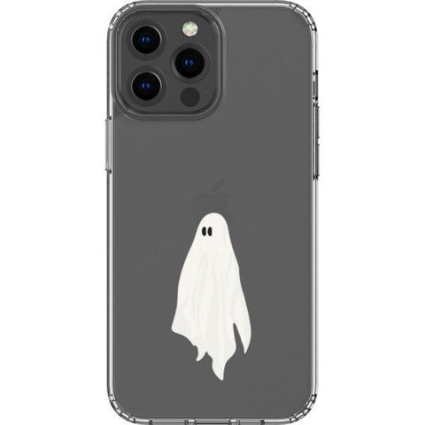 Cute Minimal Ghost Clear Phone Case iPhone 13 Pro Max exclusively offered by The Urban Flair