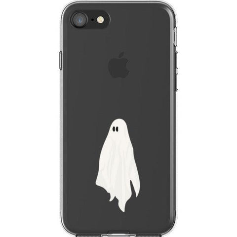 Cute Minimal Ghost Clear Phone Case iPhone 7/8 exclusively offered by The Urban Flair