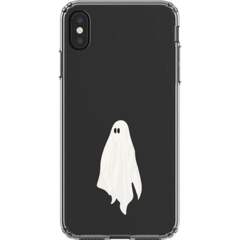 Cute Minimal Ghost Clear Phone Case iPhone XS Max exclusively offered by The Urban Flair