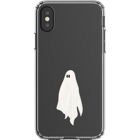 Cute Minimal Ghost Clear Phone Case iPhone X/XS exclusively offered by The Urban Flair