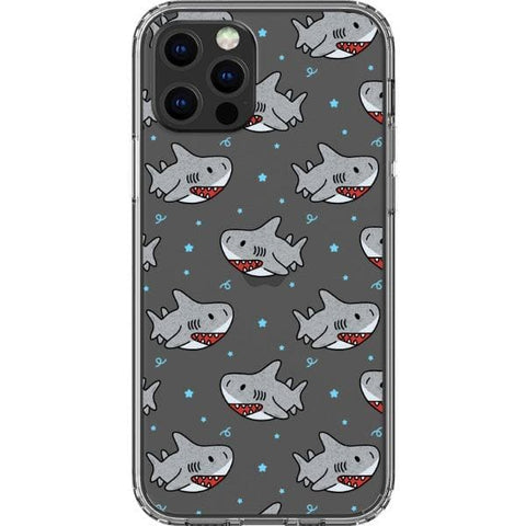 Cute Shark Clear Phone Case for your iPhone 13 Pro exclusively at The Urban Flair