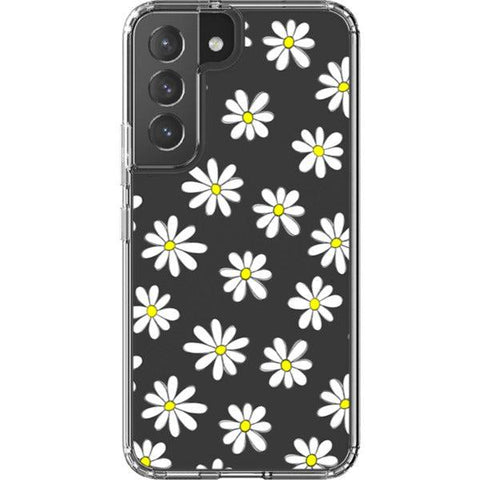 Daisy Doodles Clear Phone Case for your Galaxy S22 exclusively at The Urban Flair