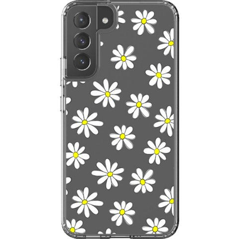 Daisy Doodles Clear Phone Case for your Galaxy S22 Plus exclusively at The Urban Flair