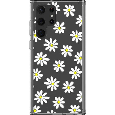 Daisy Doodles Clear Phone Case for your Galaxy S22 Ultra exclusively at The Urban Flair