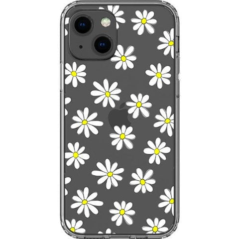 Daisy Doodles Clear Phone Case for your iPhone 13 exclusively at The Urban Flair