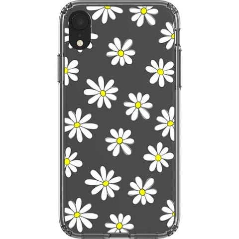 Daisy Doodles Clear Phone Case for your iPhone XR exclusively at The Urban Flair