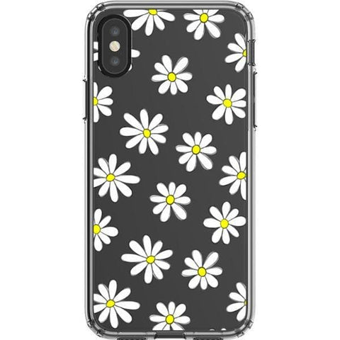 Daisy Doodles Clear Phone Case for your iPhone X/XS exclusively at The Urban Flair