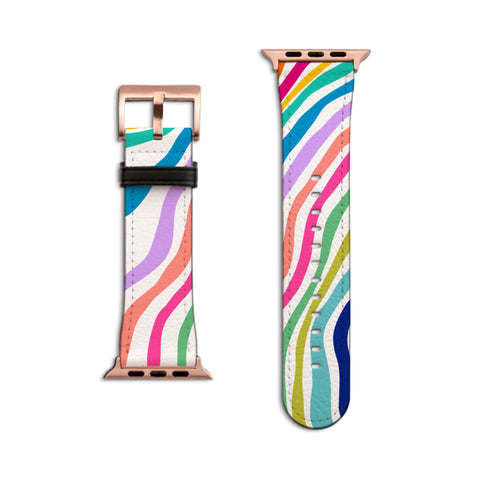 Colorful Stripes Apple Watch Band