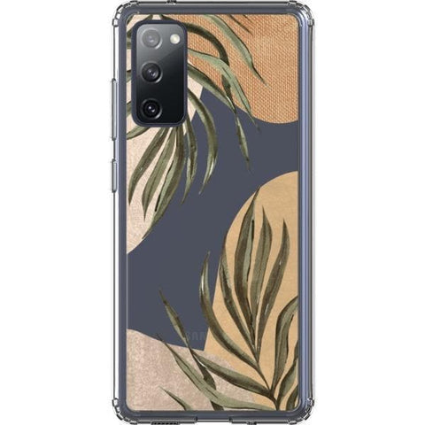 Shop The Earthtone Terracotta Modern Shapes Clear Phone Cases Exclusively at The Urban Flair - Trendy Aesthetic Covers Available for Apple iPhone and Samsung Galaxy Devices