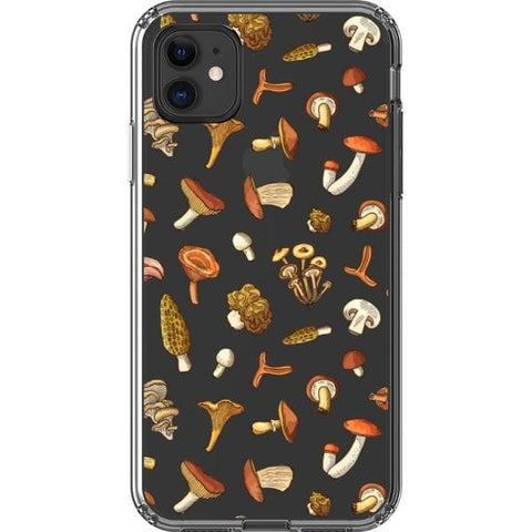 iPhone 11 Fall Mushroom Clear Phone Case - The Urban Flair