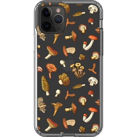 iPhone 11 Pro Fall Mushroom Clear Phone Case - The Urban Flair