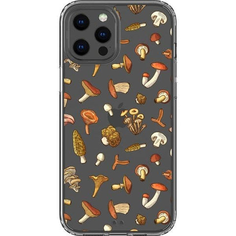 iPhone 13 Pro Max Fall Mushroom Clear Phone Case - The Urban Flair