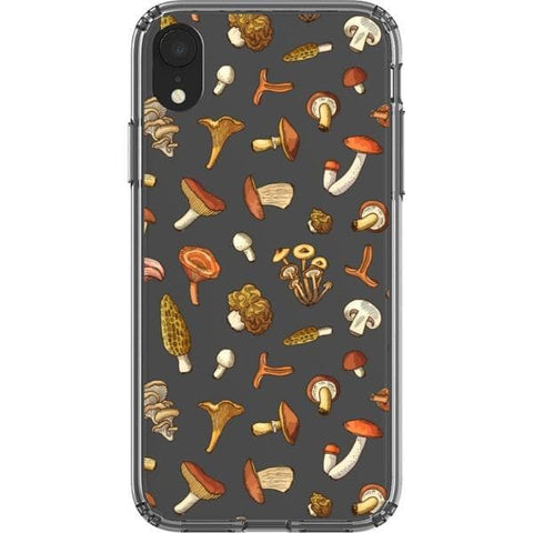 iPhone XR Fall Mushroom Clear Phone Case - The Urban Flair