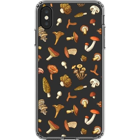 iPhone XS Max Fall Mushroom Clear Phone Case - The Urban Flair