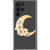 Floral Crescent Moon Clear Phone Case Galaxy S22 Ultra exclusively offered by The Urban Flair