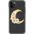 iPhone 11 Pro Floral Crescent Moon Clear Phone Case - The Urban Flair