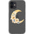 iPhone 12 Floral Crescent Moon Clear Phone Case - The Urban Flair