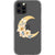 iPhone 12 Pro Floral Crescent Moon Clear Phone Case - The Urban Flair
