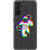 Glitch Floating Astronaut Clear Phone Case for your Galaxy S21 exclusively at The Urban Flair