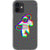 Glitch Floating Astronaut Clear Phone Case for your iPhone 12 exclusively at The Urban Flair