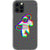 Glitch Floating Astronaut Clear Phone Case for your iPhone 12 Pro exclusively at The Urban Flair