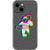 Glitch Floating Astronaut Clear Phone Case for your iPhone 13 exclusively at The Urban Flair